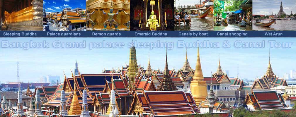 FULL Day Private Tour Bangkok of Grand Palace and the canals of Bangkok